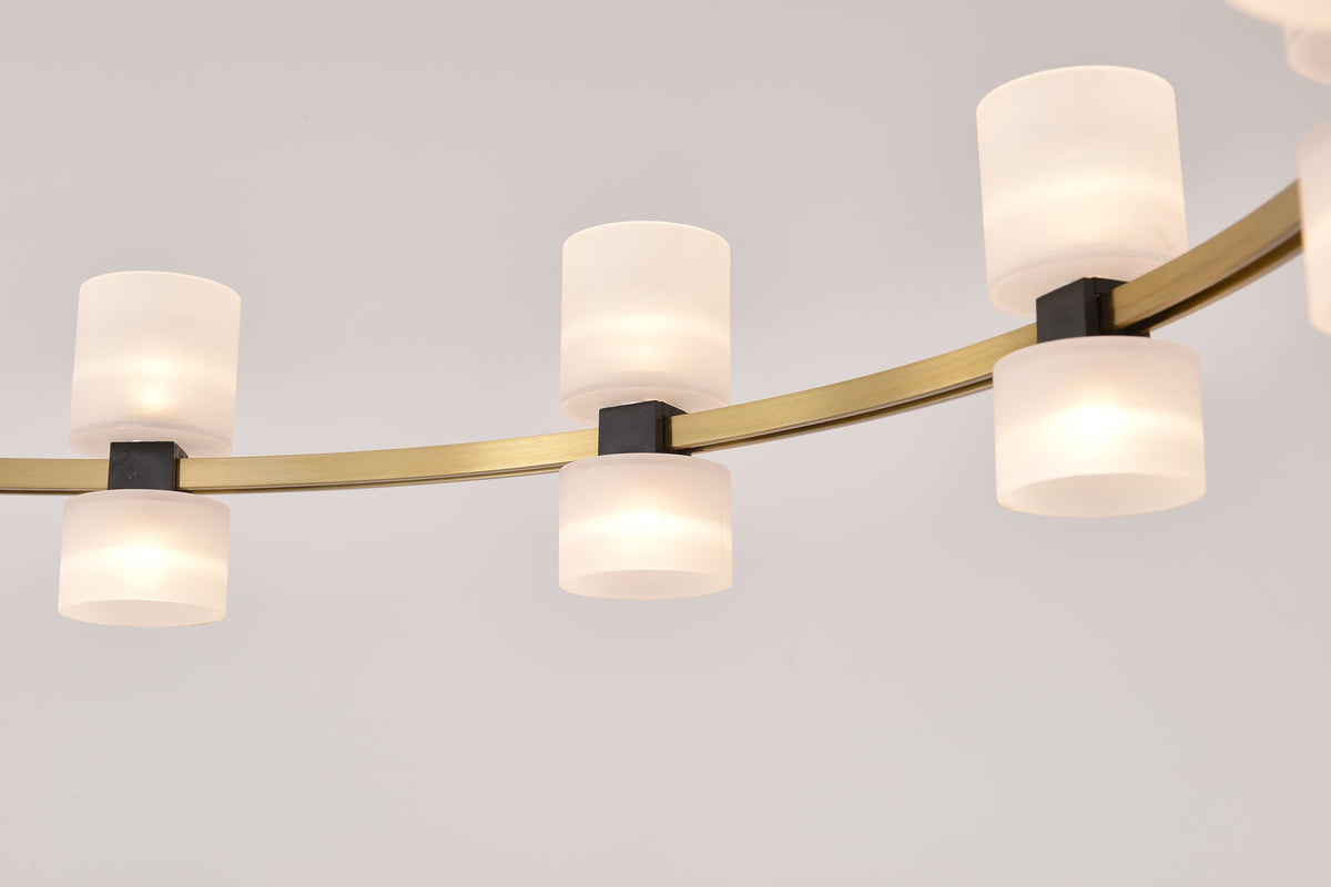 
Royal Brushed Copper Ring LED Chandelier
