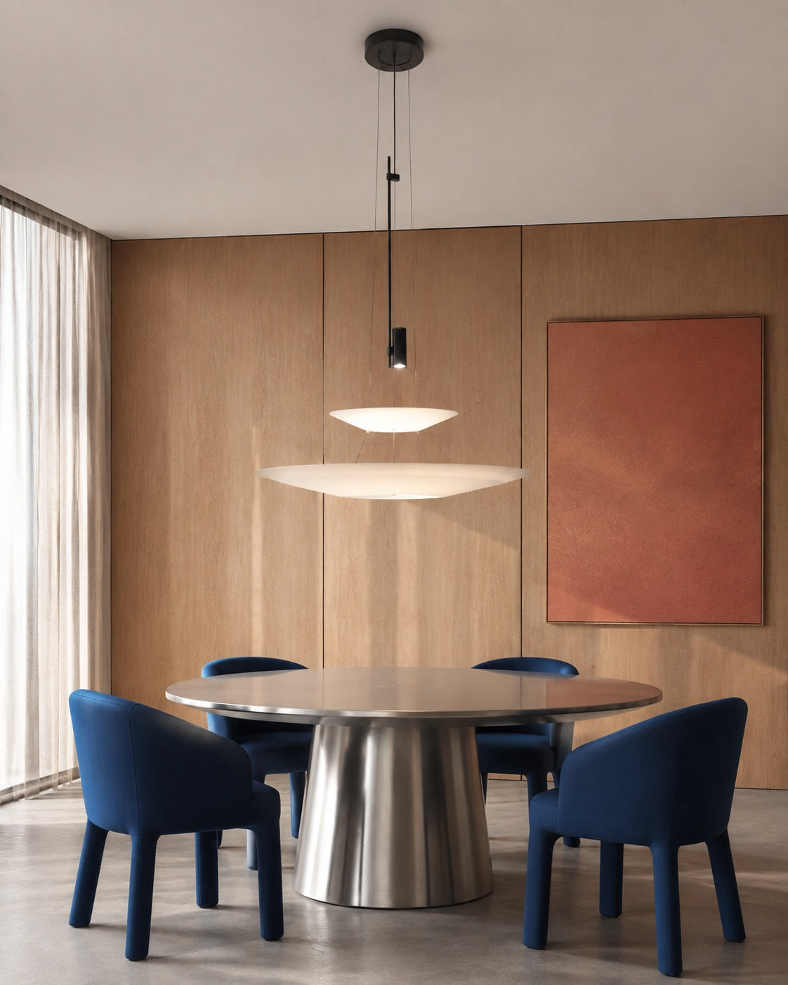 
Layered Acrylic Disc LED Pendant Light