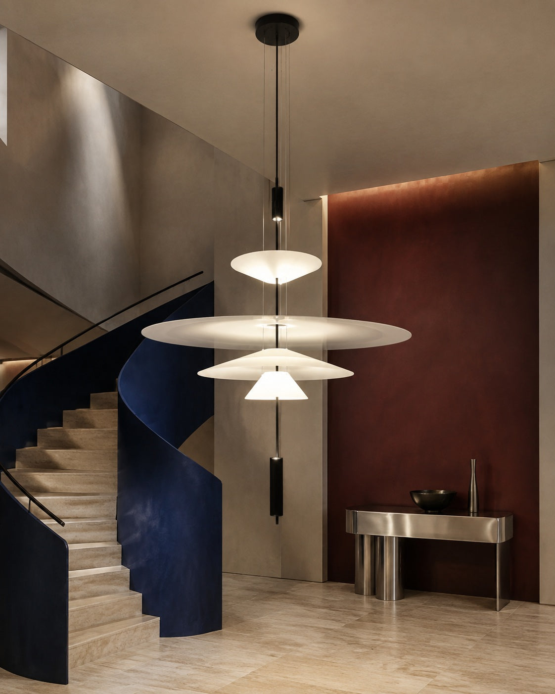 
Layered Acrylic Disc LED Pendant Light