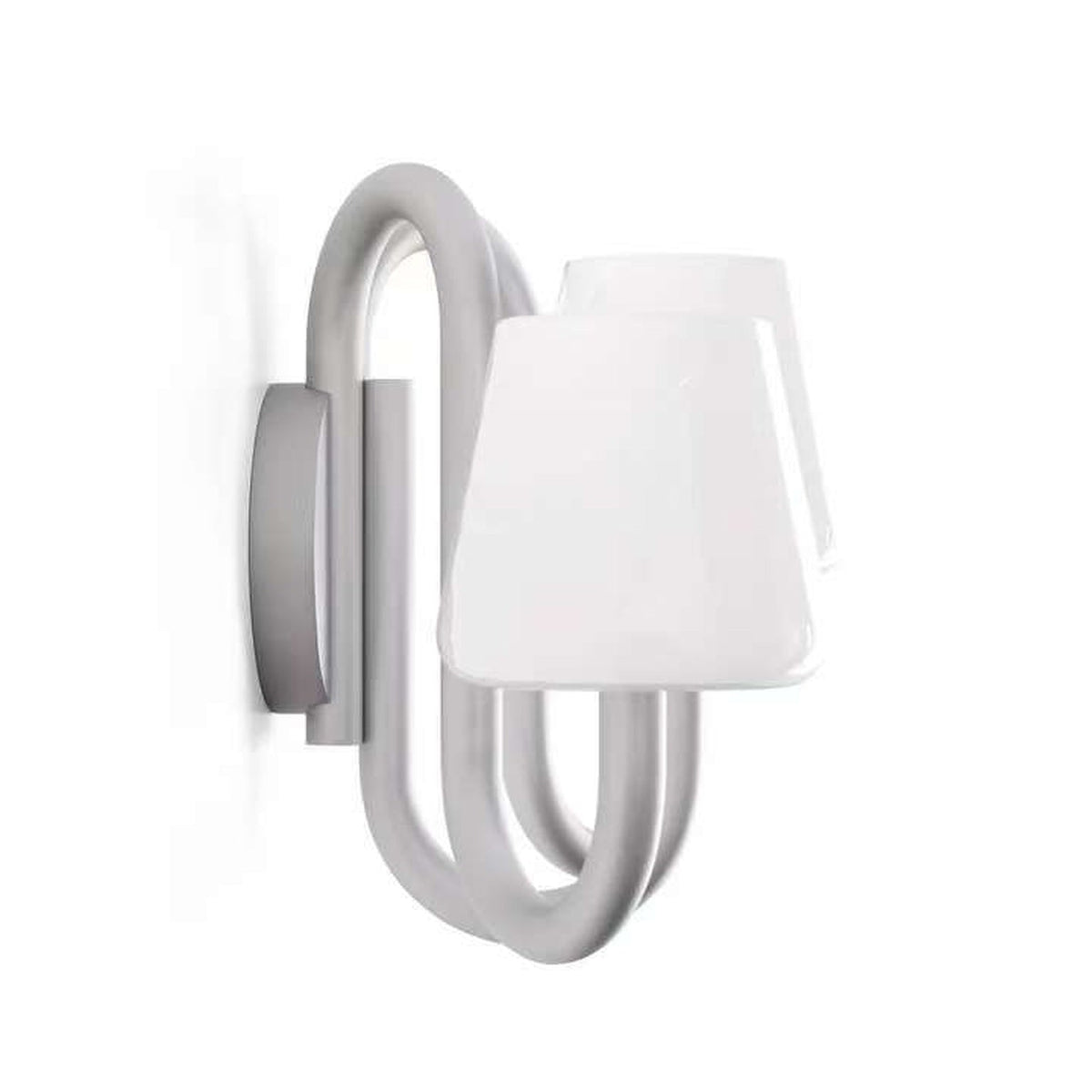 
Apollo Gray Aluminum and Opal Glass Wall Sconce