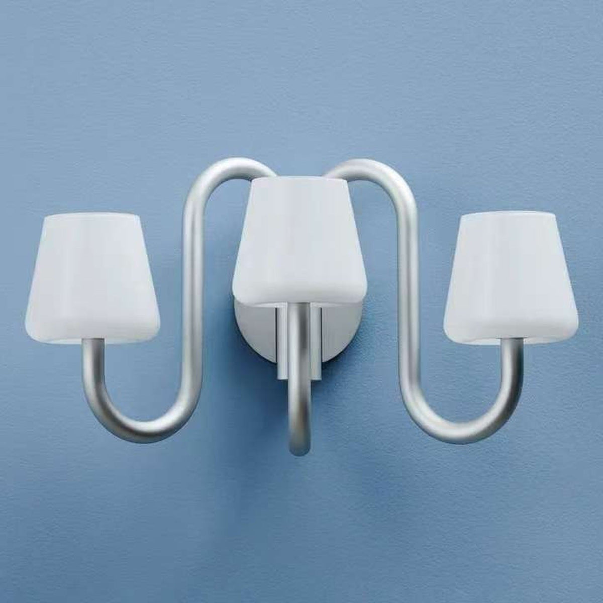 
Apollo Gray Aluminum and Opal Glass Wall Sconce