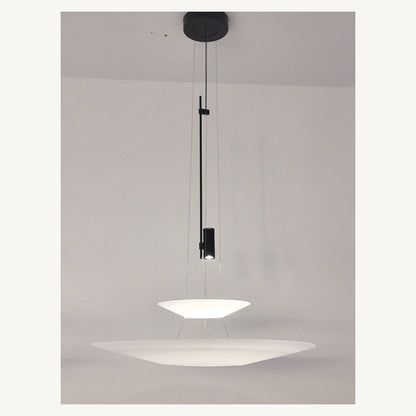 Layered Acrylic Disc LED Pendant Light