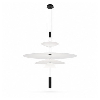 Layered Acrylic Disc LED Pendant Light
