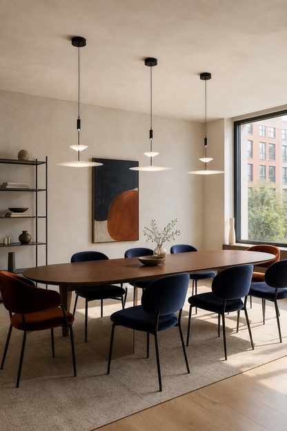 Layered Acrylic Disc LED Pendant Light