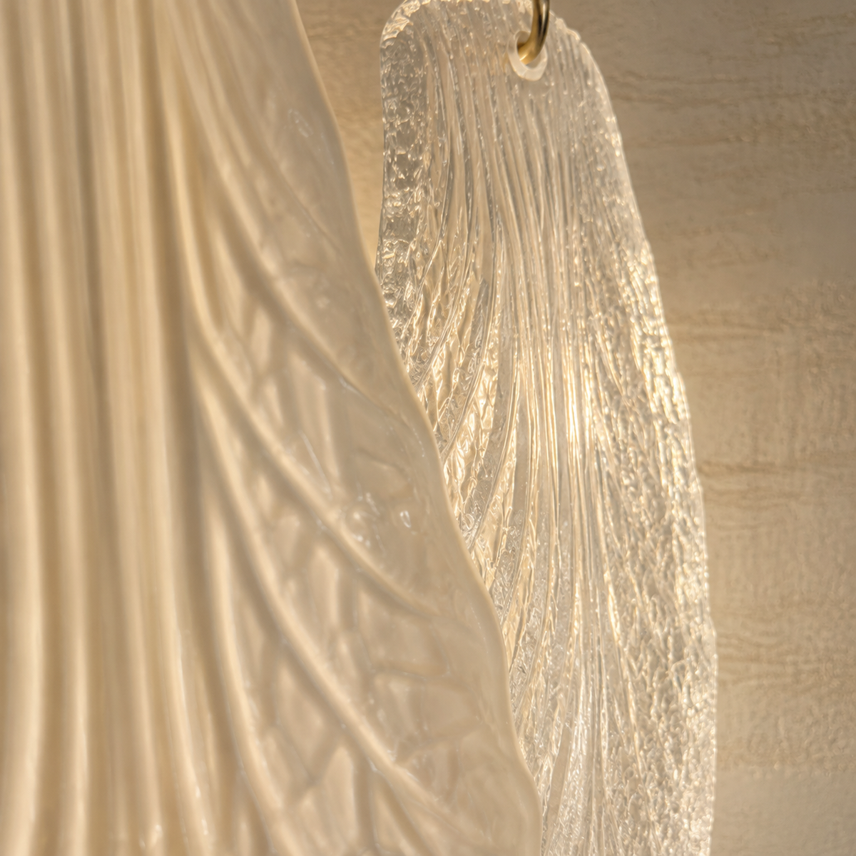 
Velipetal Ceramic and Glass Grand Chandelier